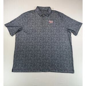 Cutter & Buck Oklahoma Sooners Polo Shirt Mens XXL Stretch Performance Golf